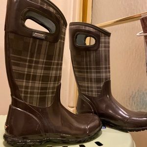 BOGS waterproof W Hampton Plaid Neo-tech boots